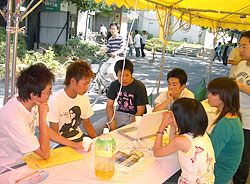 昨年の大学説明会での様子